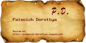 Palesich Dorottya névjegykártya