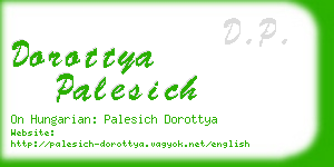 dorottya palesich business card